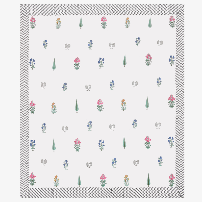 COTTON BEDSHEET, HAND Block Print Bedsheet with 2 Pillow Cover Bedroom Home Decor Cypress Bedsheet Cotton Double For Indian Design Bedsheet